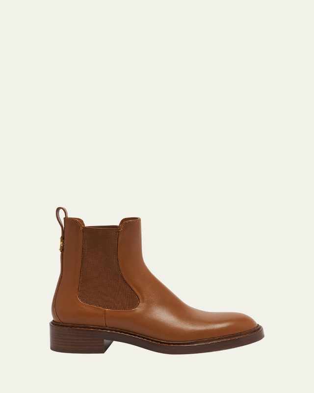 Marcie Leather Chelsea Ankle Booties